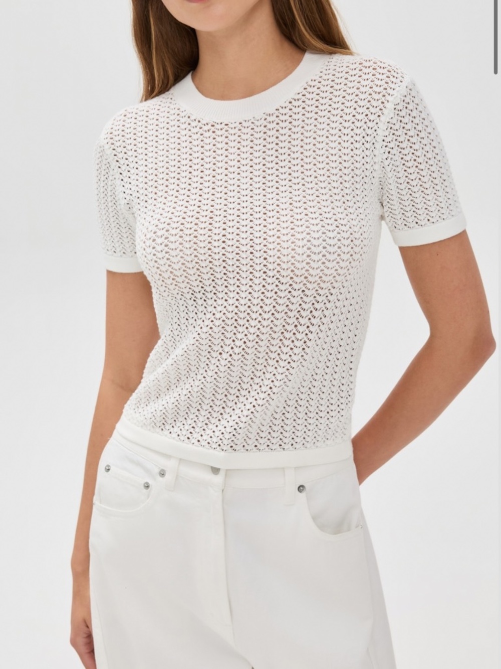 Joe's Jeans The Crochet Baby Tee